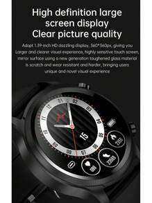 LORDWEY E400 智能手表血糖压力氧气体温监测仪 ECG PPG HRV PTT IP68 防水智能手表