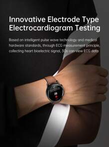 LORDWEY E400 智能手表血糖压力氧气体温监测仪 ECG PPG HRV PTT IP68 防水智能手表