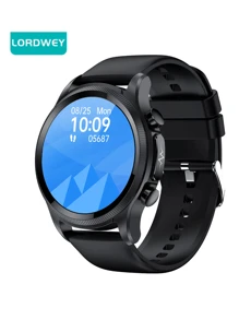 LORDWEY E400 智能手表血糖压力氧气体温监测仪 ECG PPG HRV PTT IP68 防水智能手表