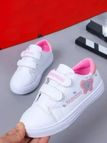 Toddler Sports Shoes Embroidery Letters - White - View 6
