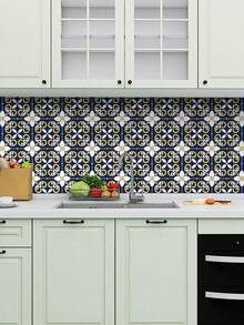 6 piezas Azulejos de pared 20*20cm autoadhesivo cocina - Multicolor - Ver 3