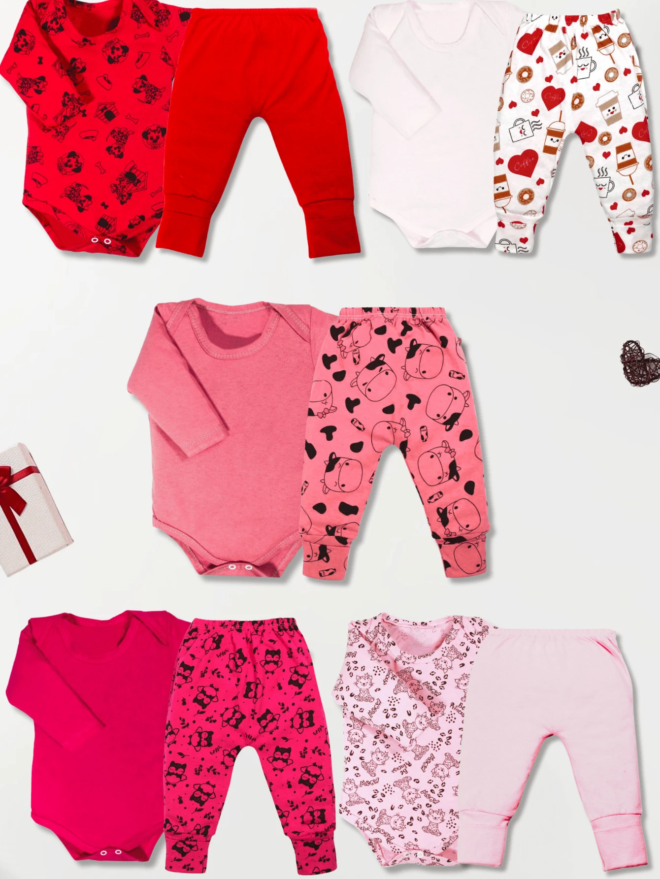 Baby Girls Sets - Baby Pink - View 1