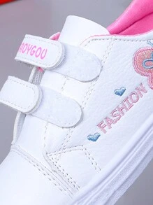 Toddler Sports Shoes Embroidery Letters - White - View 4