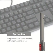 4 Packs Replacement Attachment Kit Compatible With Dyson V11 V10 V8 V7 Vacuum Cleaner Accessories Brush Tools, Including Crevice Tool, Mattress Tool, Trigger Lock, Extension Hose (No Need Adapter) - Grey - View 4