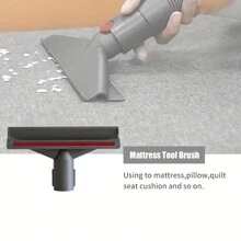 4 Packs Replacement Attachment Kit Compatible With Dyson V11 V10 V8 V7 Vacuum Cleaner Accessories Brush Tools, Including Crevice Tool, Mattress Tool, Trigger Lock, Extension Hose (No Need Adapter) - Grey - View 5