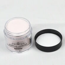 亞克力指甲 4 件裝亞克力粉(30 克)粉紅色白色透明裸色雕刻水晶聚合物持久耐用粉用於美甲美甲 Diy 法式技巧延伸 - 杏色 - 查看 8