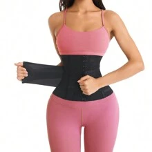 Double Belt Waist Cincher Trainer Slimming Body Shaper Corset Adjustable Shapewear Flat Belly