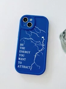 1入組字母圖案霧面手機殼，兼容 iPhone Samsung Galaxy IPhone SHOUJIK IPhone 11 Case IPhone 13 Case IPhone 15 Pro Max Case S24ULTRA Case - 彩色 - 查看 2