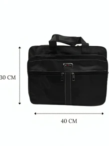 Men Briefcase - 黑色 - 查看 2