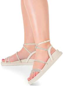 GiGiL Women Flat Sandals - 白色 - 查看 1