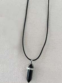 1pc Vintage Style Boy's Necklace, Back To School Gift