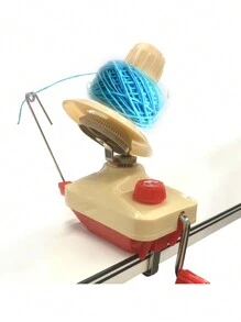 手動毛線織物纖維卷線器,手持式卷線機,線球便攜式,適用於diy縫製製作配件 - 卡其色 - 查看 10