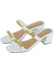 Women Heeled Sandals - trắng - Xem 2