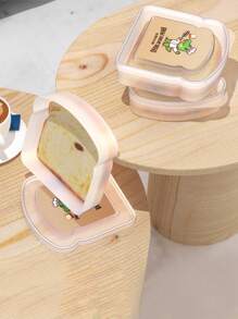 1pc Lunch Box/Sandwich Box/Bread Box,Kitchen,Christmas,School Supplies - Crocodile - View 2