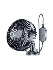 1入黑色單頭吸盤車用風扇,12v / 24v - 黑色 - 查看 10