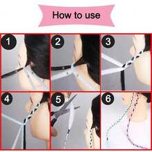 24 英寸 1入組/批量編織頭髮紫色 漸層 巨型辮子接發高溫巨型辮子，用於扭曲鉤針編織頭髮用於萬聖節、聖誕節、角色扮演、派對、日常穿著等 - 紫羅蘭色 - 查看 5