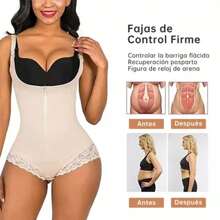 Fajas Colombianas Moldeadoras Para Mujer, Control Abdomen - Negro - Ver 4