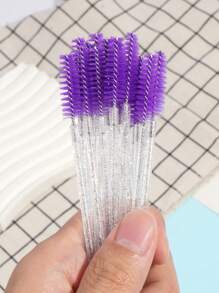 MAANGE 20支装一次性睫毛刷，化妆工具，方便旅行携带，眉刷，眼影刷，螺旋刷