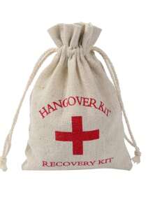 30 Pcs/Lot 10x14cm Storage Bags For Hangover Kits Wedding Bachelor Party Favors Package Linen Drawstring Pouches