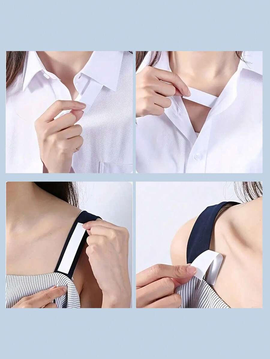 36pcs Disposable AntiSlip Double Sided Adhesive Tape For Clothes, Anti