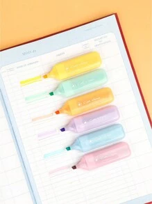 1 支猫爪荧光笔，学生可爱文具，软头荧光笔 - 彩色 - 查看 3