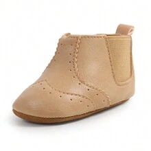 2023 秋冬卡其色婴儿靴，婴儿软底保暖雪地靴，幼儿学步鞋