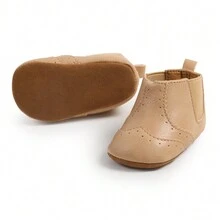 2023 秋冬卡其色婴儿靴，婴儿软底保暖雪地靴，幼儿学步鞋