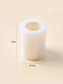 眉毛纹身保鲜膜，1 卷/200 米一次性眉毛纹身塑料包装保鲜膜，适用于专业眉毛唇部永久化妆用品，包装胶带卷，多用途使用 - 白色 - 查看 3