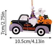 1 Miếng Halloween Theo chủ đề Bằng gỗ Ô tô/xe hơi Vật rủ xuống - màu đen - Xem 3