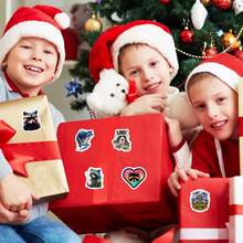 500pcs/roll Cute Cartoon Raccoon Stickers, 1 Inch Label Sticker Roll With 10 Patterns For Scrapbooking Self-adhesive Sealing Stationery Card Envelope - Multicolor - View 3