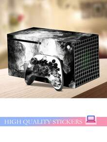 1 Juego De Pegatinas De Piel Para Consola De Juegos (5 Unidades/juego) Con Patrón Impreso Para Xbox Series X - Multicolor - Ver 4