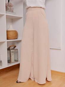 Women Pants - Apricot - View 1