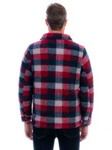 Men's Lumberjack Jacket Double View Reversible - Red - View 2