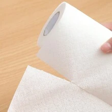 Toallas de papel desechables para cocina, 3 rollos (el embalaje se actualiza al azar) - Blanco - Ver 2