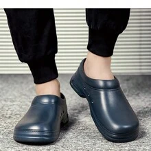 WAKO 1 Đôi Giày Đầu Bếp Chống Trượt Cho Nam & Nữ Chống Trượt Cho Dịch Vụ Thực Phẩm Nhà Hàng Đầu Bếp Nhà Bếp Giày Làm Việc Nhà Bếp Giày Đi Bộ Nhẹ Chống Nước & Dầu Bệnh Viện Bác Sĩ Giày Phẫu Thuật Khách Sạn Giày Làm Vườn Chống Thấm Nước 9031 Màu Xanh - Màu xanh lam - Xem 2
