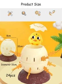 1set Inserted Sword Catapult Fright Duck Toys Board Games Gathering Trick Interactive Game Desktop Puzzle Toys - Multicolor - View 5