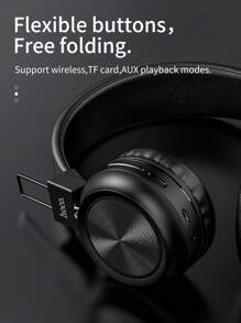 無線頭帶音頻運動耳機,超長待機時間 - 灰色 - 查看 4