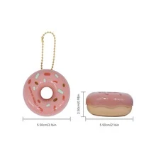 Bálsamo Labial Hidratante En Forma De Dona Rosa - Rosa - Ver 6