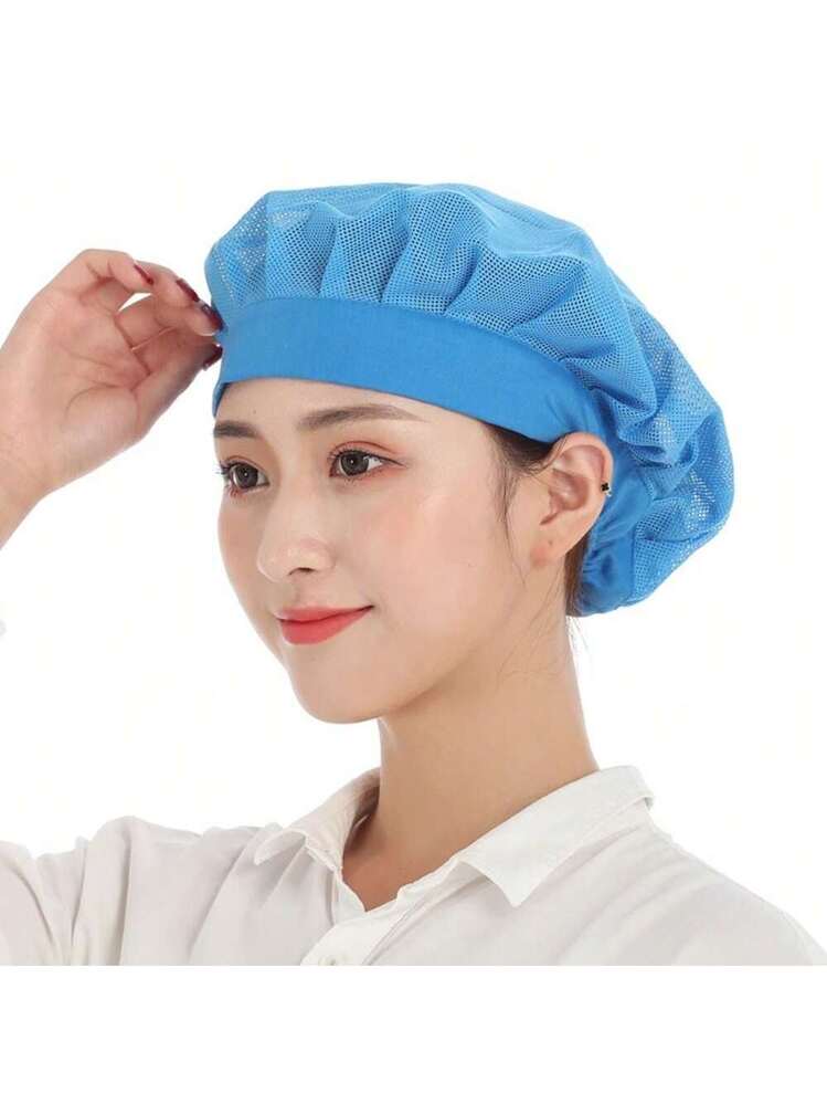 Pack Of 6 Hair Net, Hair Net, Kitchen Cap, Hair Nets, Unisex, Elastic Chef's Hat For Kitchen, Chef's Hat, Washable Dust Cap, Food Service, Hair Nets