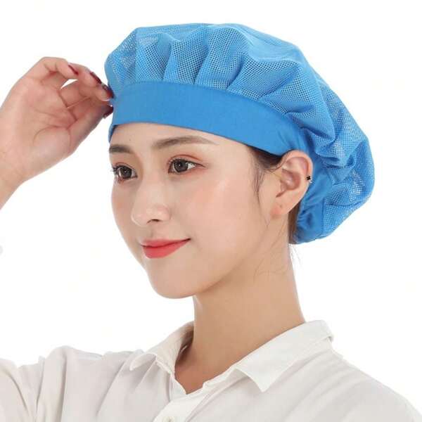 Chef Hat Kitchen Cooking Chef Cap Food Service Hair Nets Chic Bundled Hair Nets Work Wear