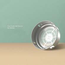 1pc Thermal Coffee Travel Mug, Intelligent Digital Thermal Water Cup Touch Display Temperature, Stainless Steel Creative Vacuum Flask, Gifts, Thermocoolers, Back To School Supplies - Blue - View 5