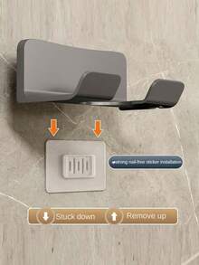 壁挂式吹风机支架 免打孔吹风机支架 浴室风筒支架 浴室吹风机支架