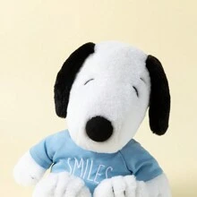 Miniso Snoopy Birthday Party Series Toy-Sitting Plush Doll Cute Pillow Sofa Pillow Doll Ornaments(Snoopy) - White - View 9