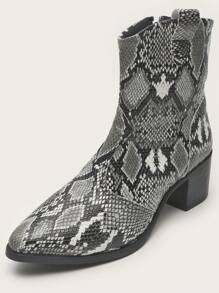 Women Fashion Boots - Xám - Xem 4