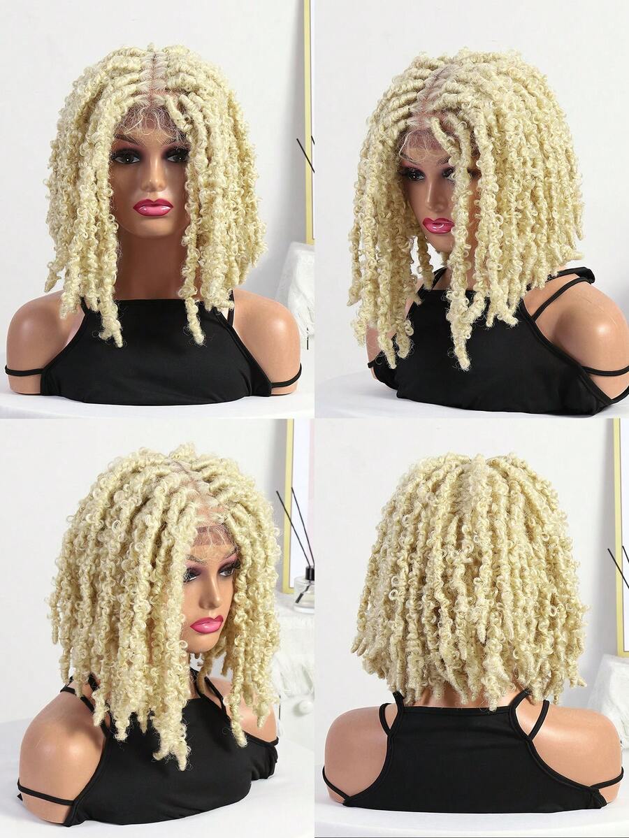 #613 Synthetic Lace Wig For Women - Gold - View 1
