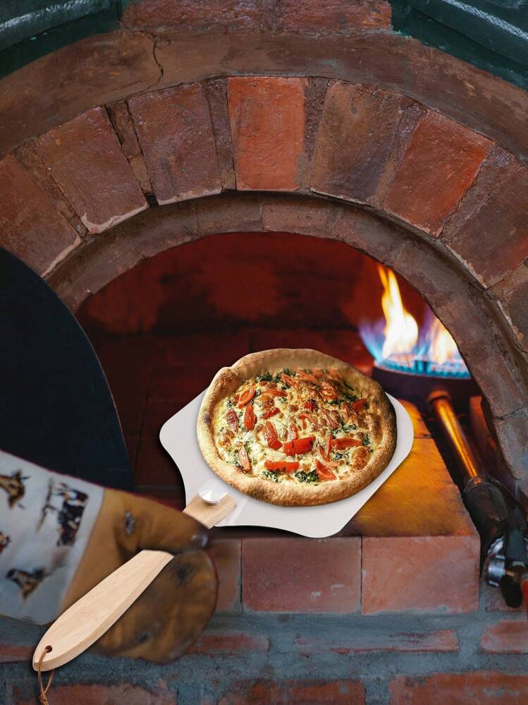 Pala per pizza in alluminio Made In Italy per forno a legna e pizzer