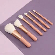 6pcs Pink Mini Makeup Brushes,Brush Set,Makeup Brush Kit,Make Up Brush Set,Make Up Set Complete,Makeup Brush Set,Complete Makeup Kit,Brush Kit,Brushes Makeup Set,Makeup Gift Set - Pink - View 4