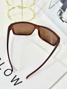 Men Fashion Glasses - 棕色 - 查看 3
