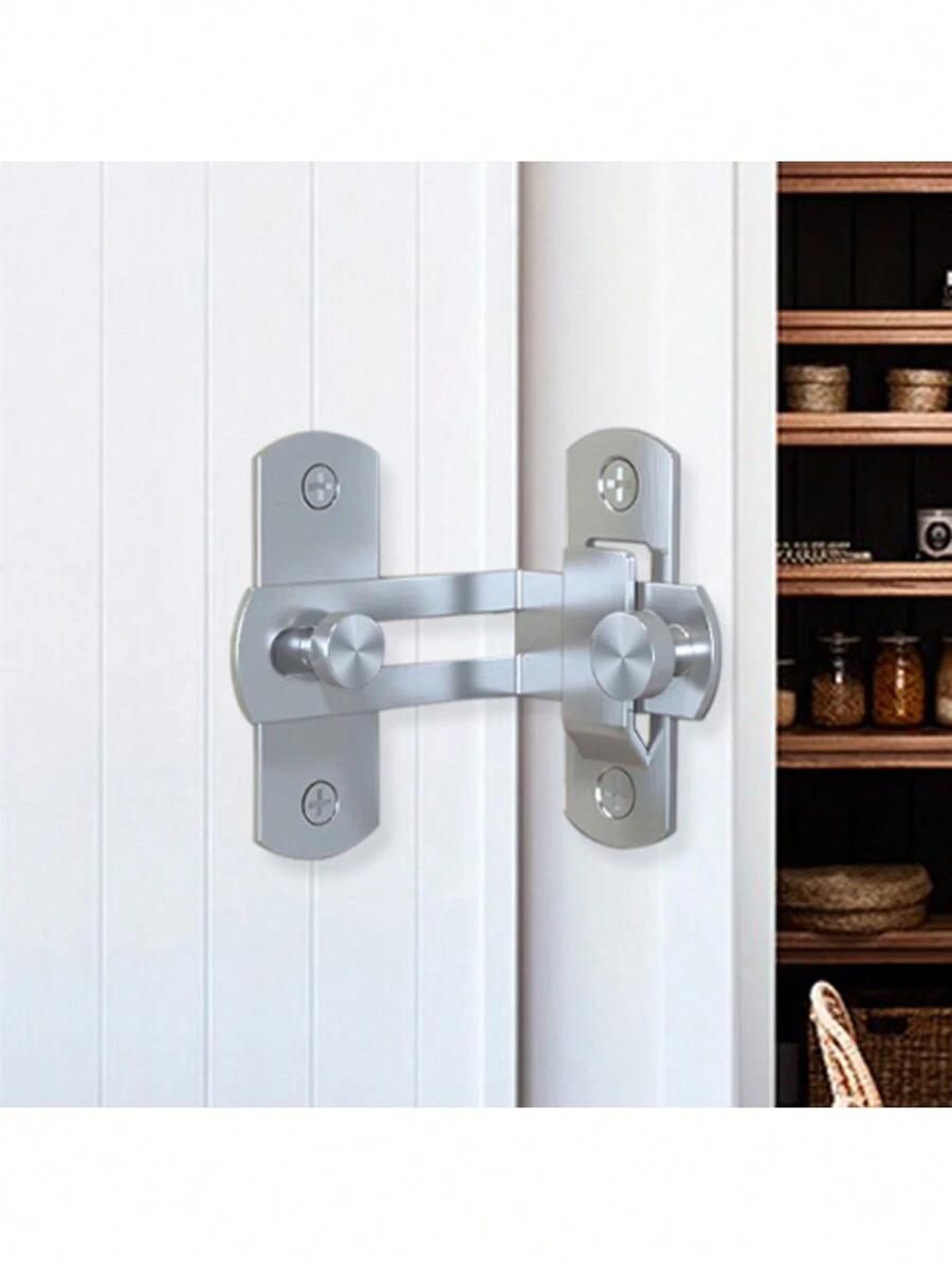 1入組不銹鋼門扣飾鎖