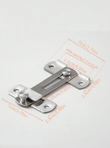 1入組不銹鋼門扣飾鎖